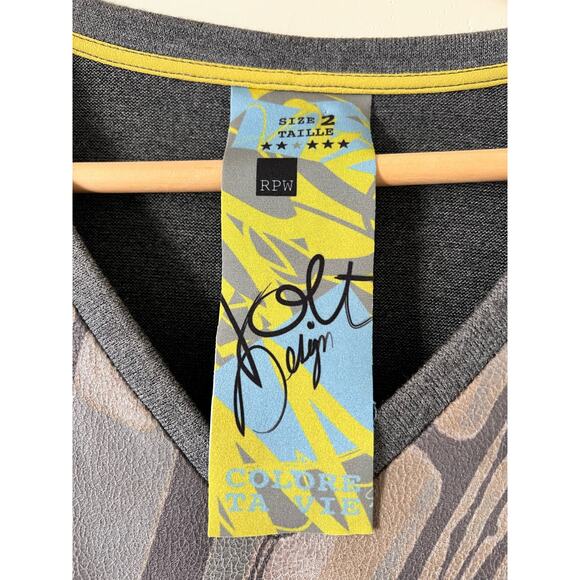 Volt Design Graphic Design Abstract Women’s Dress Medium Sheath - Picture 5 of 8